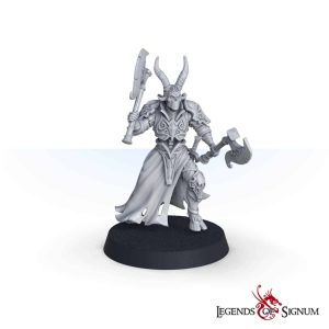 Warrior of Styx with Two Axes