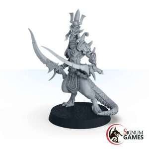 Ophidian Alliance Warrior with Two Swords 1