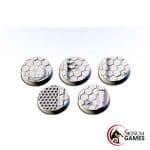City Sci-fi bases, Round 25mm (5pcs)
