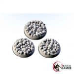 Death Skulls bases, Round 40mm (3pcs)