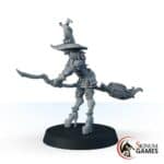 Charming Witcher with a Broom