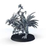 Obsidian Amazon rider with Axes