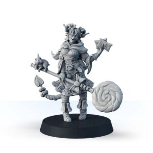 Mira Glint, the Unfaltering Priestess