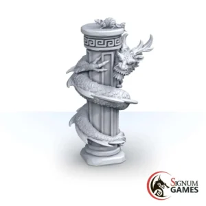 Column of Oriental Temple