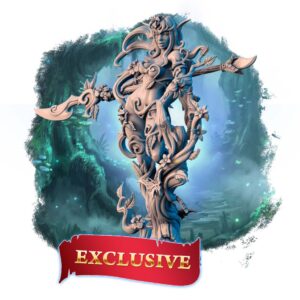 Elythyra Thornveil, dryad of the Cinderwood (72mm Scale)