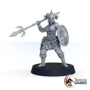 Shield Maiden with Trident