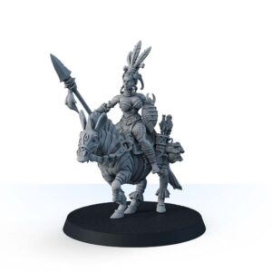 Nala, Zebra Rider with Spear