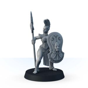 Makena, Ivory Shore Huntress with Axe